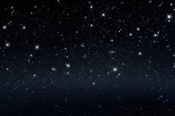 Fototapeta premium Long exposure captures starry night sky.