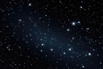 Naklejka premium Long exposure captures starry night sky.