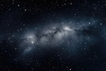 Obraz premium Longexposure photo of Milky Way with noise and grain.