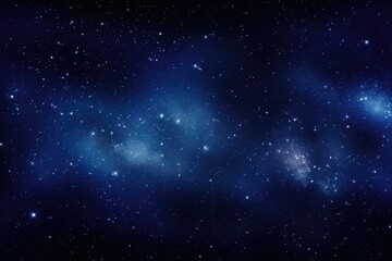 Panoramic view of Milky Way galaxy and stars.
