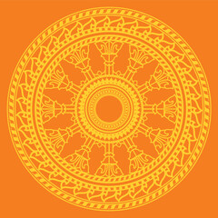 Dharmachakra the wheel of the law buddha visak day asia