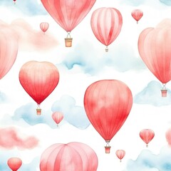 A Spectacular Gathering of Colorful Balloons Soaring Through the Vast Sky