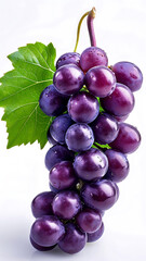 Fototapeta premium bunch of grapes on a white background. close-up.