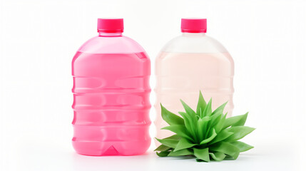 Obraz na płótnie Canvas Plastic bottle of FAIRY dishwashing liquid Pink
