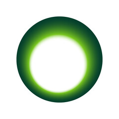 Green Circle Shadow Frame