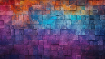 abstract background illustration A combination of square shapes colorful gradients. different textures Create a variety of imagination