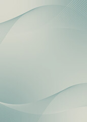 Abstract background vector green with dynamic waves for business design. Futuristic technology backdrop with network wavy lines. Premium template with stripes and gradient mesh for banner or poster