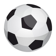 flat sport ball drawn element