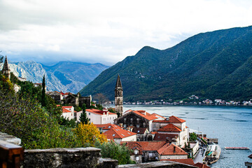 Fototapeta premium view of kotor country