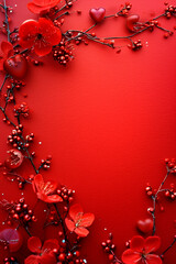 Obraz na płótnie Canvas Heart card for Valentine's Day. Selective focus.