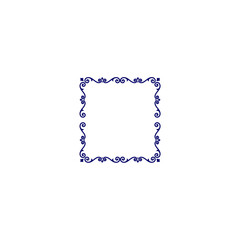 ornament corner square vector corner