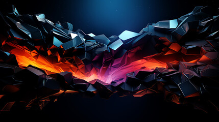 Abstract 3D Background,space for text