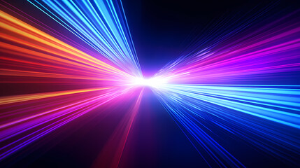 Neon speed abstract background, digital abstract background