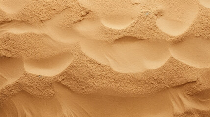 Fototapeta na wymiar Sand texture. Sandy beach background. Top view. Copy space.