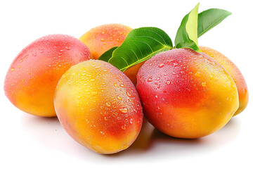 Fototapeta na wymiar Mango fruit isolated on white background .
