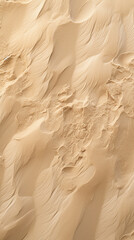Fototapeta na wymiar Sand dunes as a background. Texture of sand. Top view.