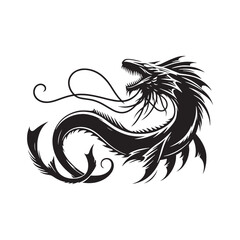 Majestic Leviathan Silhouette Series: A Captivating Collection of Enigmatic Sea Monster Shadows Unveiling the Ocean's Secrets - Leviathan Illustration - Sea Monster Vector Illustration - Leviathan Vec