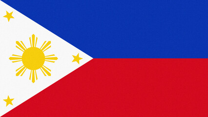 Philippines national flag with noise texture.