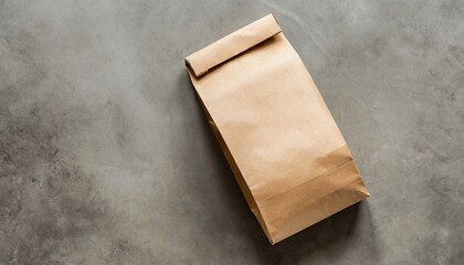 Paper Bag Mockup - Takeaway or Food Paper Container Template for Branding or Product Design - Soft Light casted on Object - Shadow casted Mockup - Sunshade