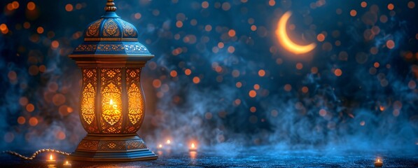 Candlelit Nighttime Glow: A Magical Moonlit Moment Generative AI