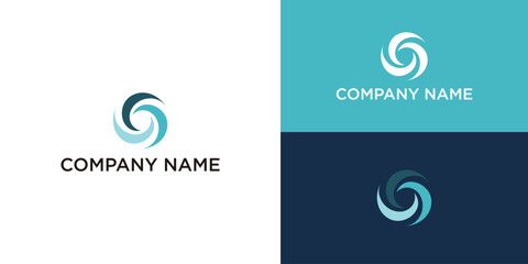 Creative hurricane logo template