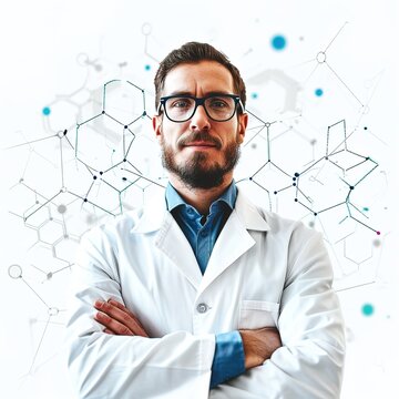 Data Scientist in white background