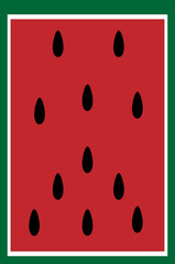 watermelon background design