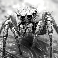 Macro Photography, A Close Up Of A Spider