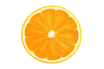 Slice of Orange Isolated On Transparent Background