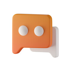 chat 3d icon