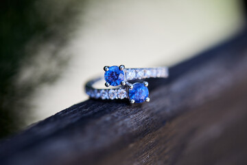 anillas, anillo, alianzas, oro, dos, pareja, compromiso, metal, plata, boda, dorada, amor, simbólico, 2, macro, plata, azul, diamante, dige