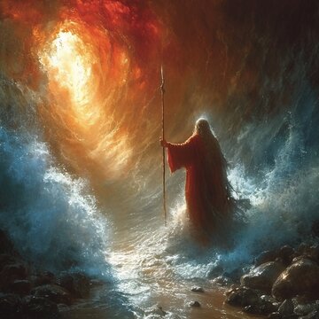 God's Wrath Unleashed: The Flood of Noah's Time Generative AI