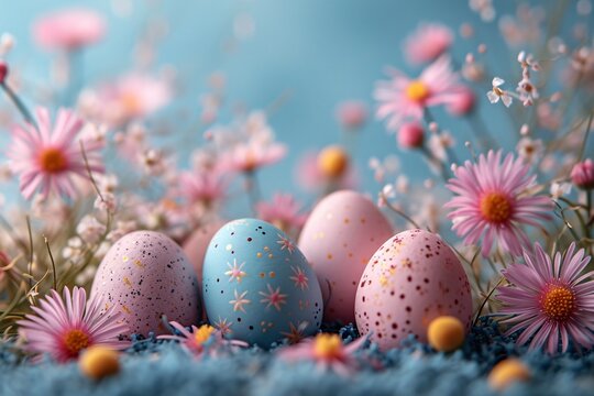 Easter Eggstravaganza: A Colorful Celebration of Spring Generative AI