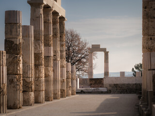 The Palace of Aigai. Newly reopened monument in Greece, of  Alexander the Great.  