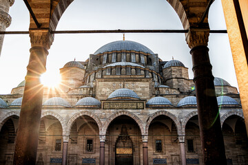 Suleimani Mosque in Istanbul, Turkey