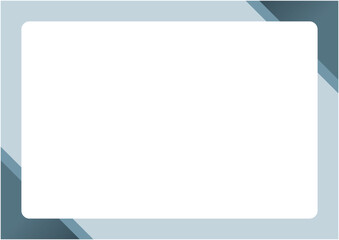 コーナーにデザインのある背景イラスト