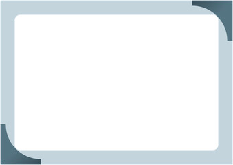 コーナーにデザインのある背景イラスト