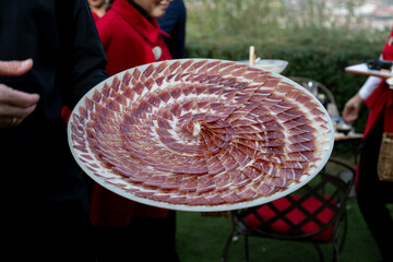 jamón serrano, jamón, bellota, fresco, salado, comida, rico, apetitoso, saludable, plato,...