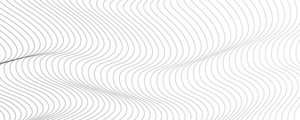 Halftone monochrome background with flowing dots