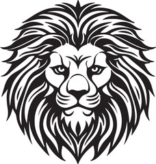 lion head vector