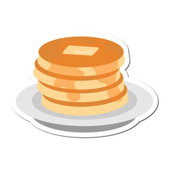 Pancake days sticker