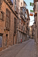 Fototapeta na wymiar Toledo, strade e vicoli della città vecchia - Spagna 