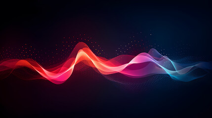 Digital technology particles abstract background, abstract analysis visualization