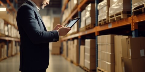 Fototapeta premium international parcel delivery