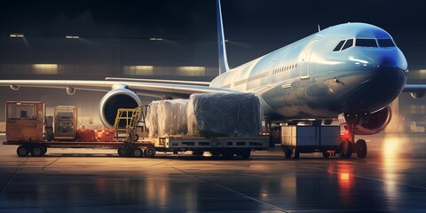 Fototapeta premium international parcel delivery
