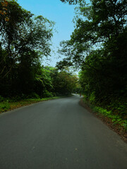 Ancient French church located in the forest in Vietnam