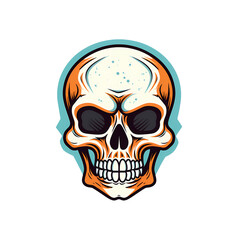 Skull art illustrations for stickers, tshirt design, poster etc
