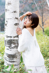 Naklejka premium 美しい日本女性