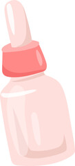 pink baby bottle