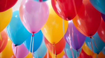 colourful balloons background